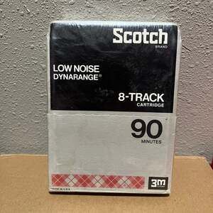 Vintage Scotch Dynarange Low Noise 90 Minute 8-Track Tape Sealed